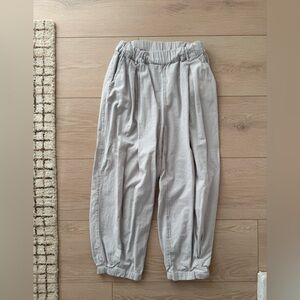 Free People Light Gray Trousers